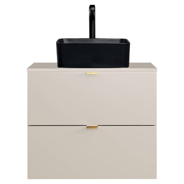 Waschtisch DURANGO-56-112 Beige - Holzwerkstoff - 61 x 65 x 47 cm