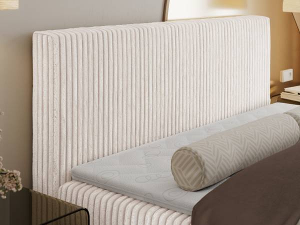 Boxspringbett TILIANO Beige - H3 - Liegefläche Breite: 180 cm