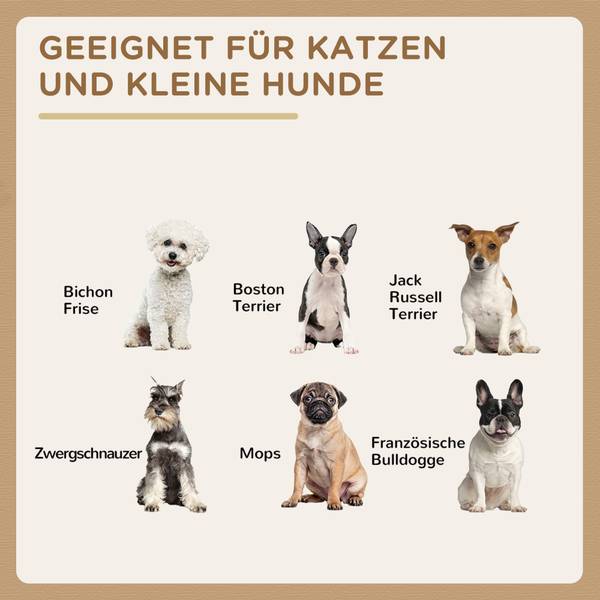 Katzenhaus D30-775V00GY Grau - Holzwerkstoff - 48 x 50 x 78 cm