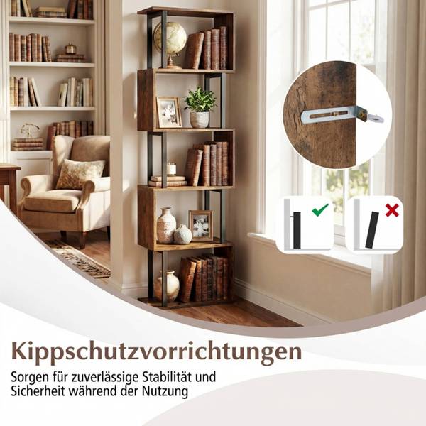 Bücherregal ON33301 Braun