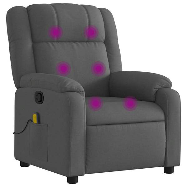 Massagesessel 3032438 Dunkelgrau - Grau