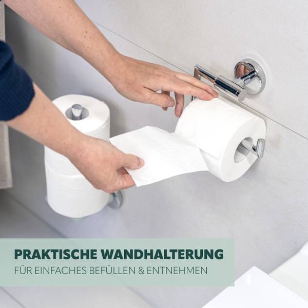 Badezimmer-Zubehör-Set Lucente (2er Set) Silber - Metall - 16 x 11 x 6 cm