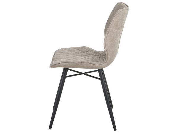 Stuhl LISLE 2-tlg Beige - Schwarz
