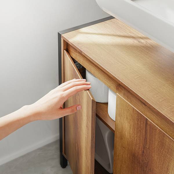 Produit BZR63-L-PF Marron - Bois manufacturé - 30 x 60 x 90 cm