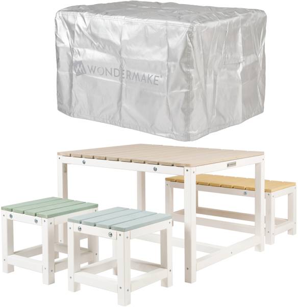 Kindersitzgruppe sedensa1 Weiß - Fichte - 75 x 80 x 60 cm