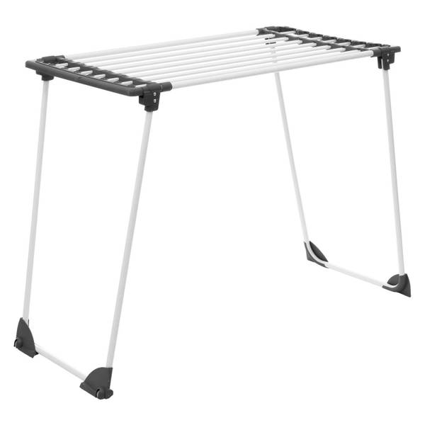 Zusammenklappbarer Wäscheständer SINAI Weiß - Metall - 56 x 88 x 180 cm