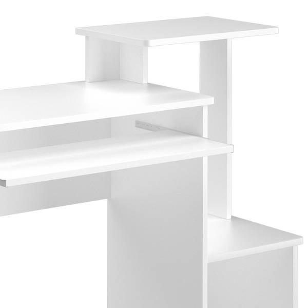Schreibtisch Karl 35996 Weiß - Holzwerkstoff - 106 x 87 x 40 cm