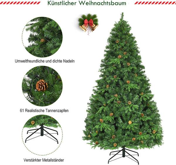 210cm LED Knstlicher Weihnachtsbaum kaufen | home24