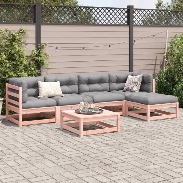 Garten-Lounge-Set 3042312-1 (6-teilig) Kiefer Dekor
