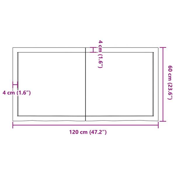 Wandschap 3028685-5 60 x 6 x 120 cm