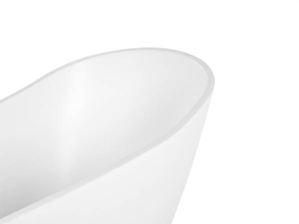 Freistehende Badewannen LONDRINA Weiß - Textil - 75 x 73 x 170 cm