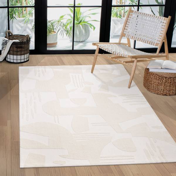 KURZFLORTEPPICH 80/150 cm Luzern 655 Weiß - Textil - 80 x 150 cm