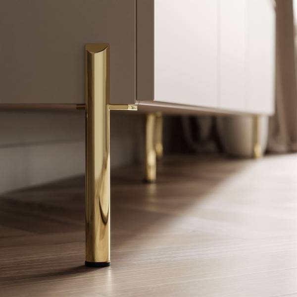 TV-Schrank CELINE Beige - Holzwerkstoff - 200 x 49 x 40 cm