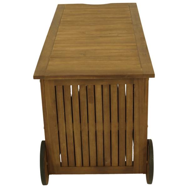 Auflagenbox NAVARRA Braun - Akazie - 124 x 63 x 54 cm