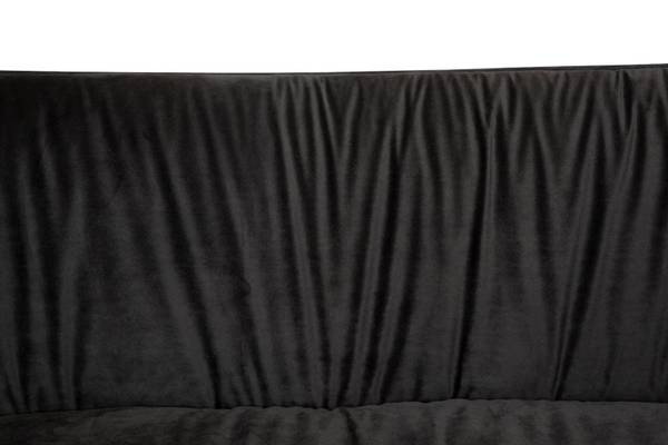 Bank Join zwart - deels massief hout - 152 x 79 x 62 cm