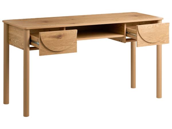 Bureau SENDRA bruin - plaatmateriaal op houtbasis - 140 x 75 x 50 cm
