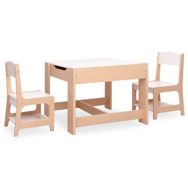 Kindertische und -stühle N( 3er Set) Braun
