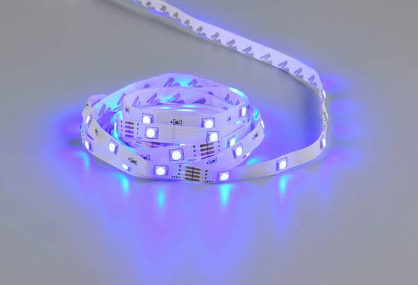 LED-Strip LICHTI2 Weiß - Metall - Kunststoff - 1 x 1 x 1 cm