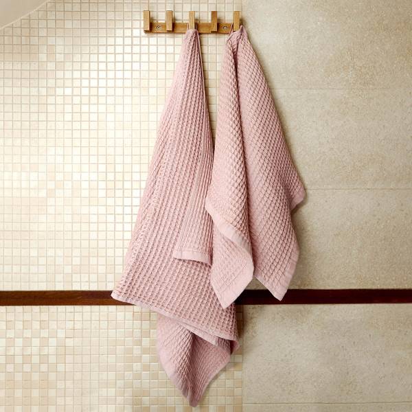 Handtuch VAFFEL Rosé - 70 x 130 cm