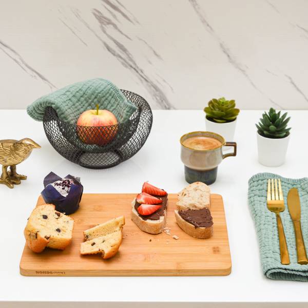 Schneidebrett Set Nature Craft Braun - Holzwerkstoff - 22 x 2 x 30 cm