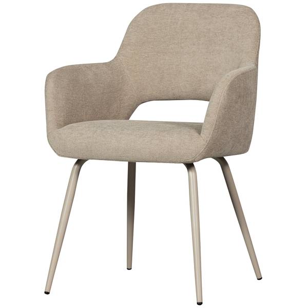 Chaises de salle à manger Jenny lot de 2 Beige - Beige clair