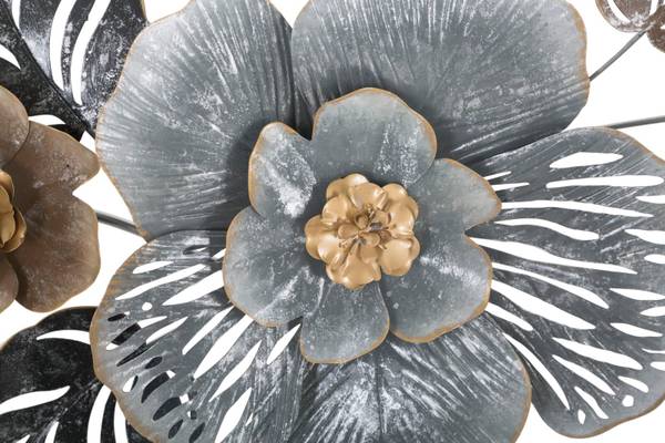 Wanddekoration Greys B Metall - 10 x 48 x 84 cm