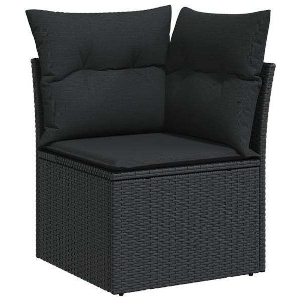 Salon de jardin 3034274-2 lot de 11 Noir
