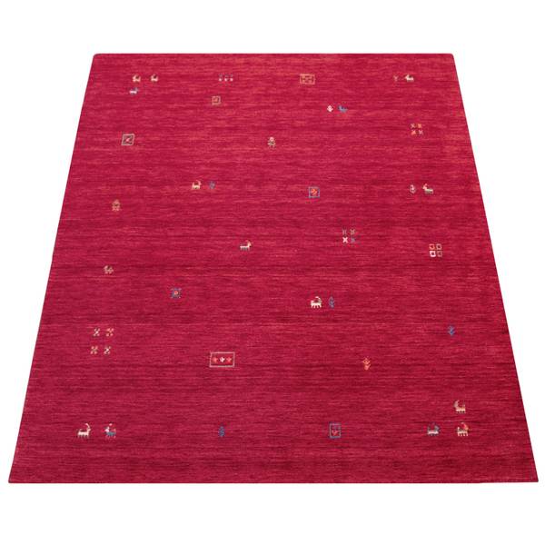NATURFASERTEPPICH 200/300 cm Gabbeh 312 Rot - 200 x 300 cm