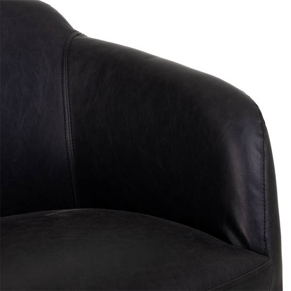 Sessel 4523323438 Schwarz - Massivholz - 62 x 82 x 60 cm