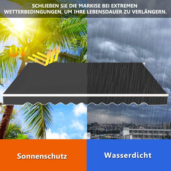 Markise ZB33425 Grau