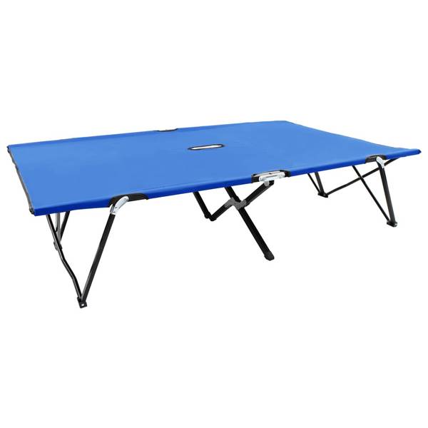Sonnenliege 3004998 Blau - Stahl - 125 x 40 x 193 cm