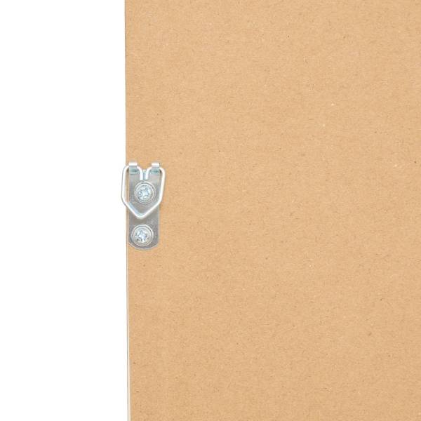 Relief-Leinwand HOURIA Beige - Holzwerkstoff - 3 x 78 x 78 cm