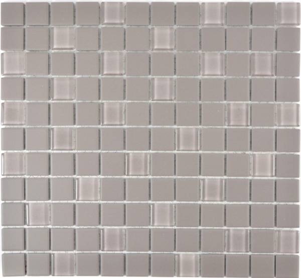 Mosaikfliesen 18-0202-R10 Grau - Keramik - 30 x 33 x 33 cm