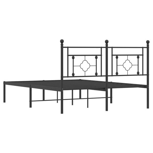 Bettgestell 3032737-2 Schwarz - 142 x 196 cm
