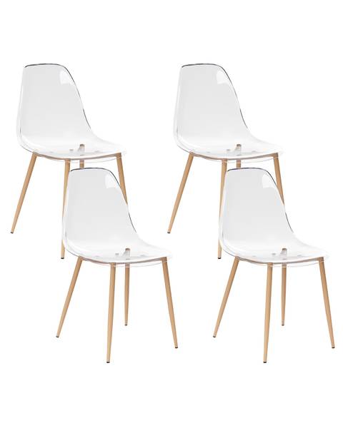 Stuhl TAKILMA 4-tlg Braun - Bambus - 47 x 84 x 51 cm