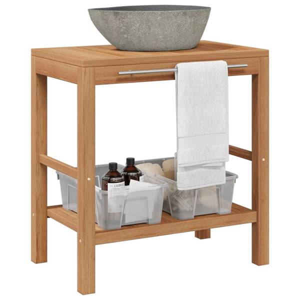 Badezimmerschrank  295976 Braun - Teakholz - 45 x 75 x 74 cm
