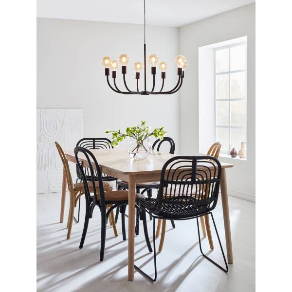 Amistoso Pendentif Noir - Métal - 75 x 47 x 75 cm