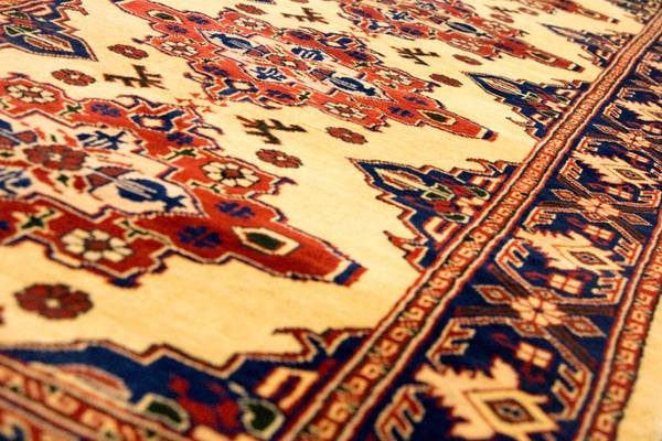 Orientteppich Läufer Oriental Beige - Wolle - 86 x 1 x 283 cm