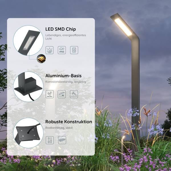 Außenstehleuchten Pfadfinder Anthrazit - Höhe: 41 cm