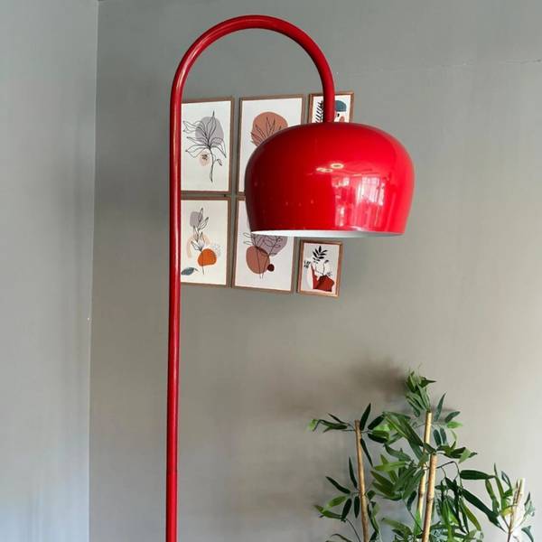 Stehlampe Darel Rot