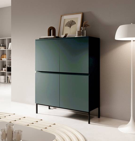 Highboard BEMMI Dunkelgrün