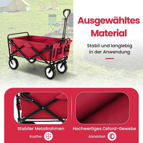 Bollerwagen ZB33724 Rot