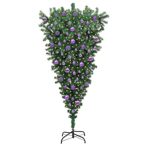 Künstlicher Weihnachtsbaum 3009454-4 Grün - Violett
