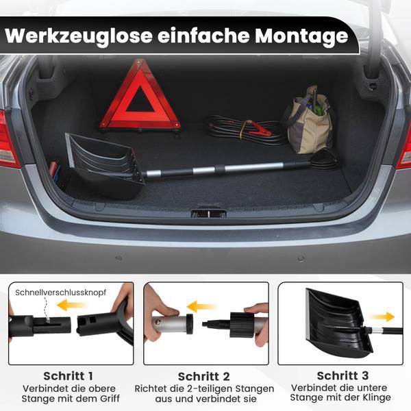 Schneeschaufel ZB34180 Schwarz