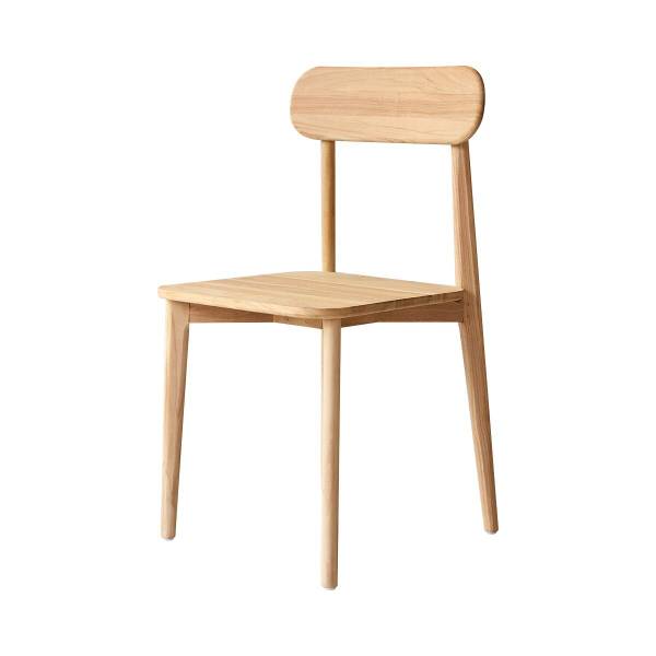Stuhl Jonàk Beige - Teakholz - 48 x 88 x 52 cm