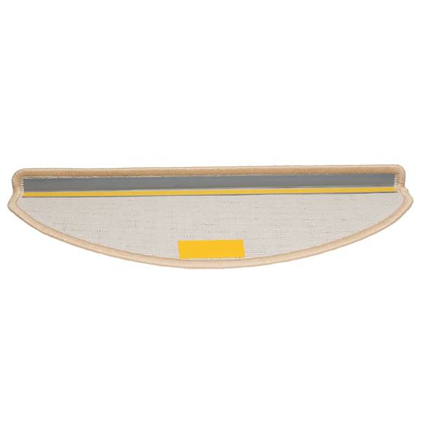 Tapis d'escalier 3005123-4 (lot de 30) Crème