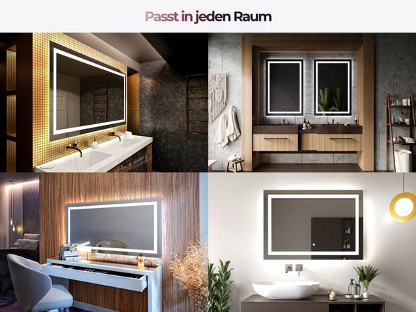 Badspiegel LED015szya 120 x 70 cm