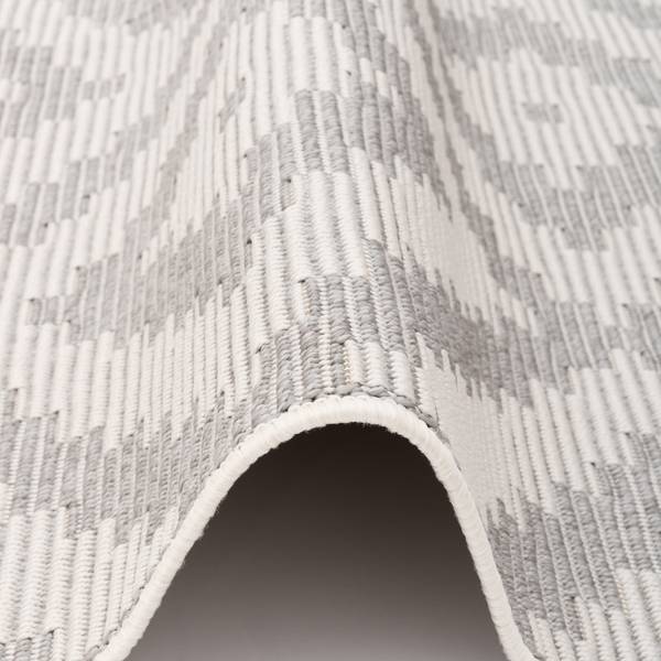 In & Outdoor Teppich Marbella Grau - Textil - 80 x 1 x 150 cm