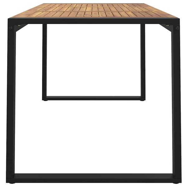 Gartentisch 3028517 Braun - Akazie - 80 x 75 x 140 cm
