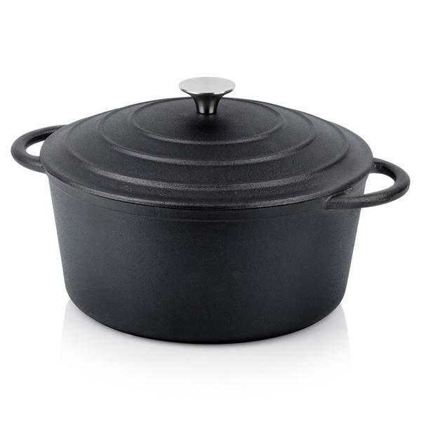 Topf 199075 Schwarz - Metall - 26 x 12 x 33 cm